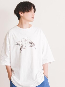 メンズ もぜか堂(MEN'S もぜか堂) センターパート・ニュアンスパーマ