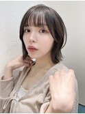 イメチェン外ハネボブ美髪×ブリーチなしレイヤー韓国[立川]