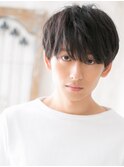 20代30代アッシュブラック爽やかフェザーマッシュY南越谷