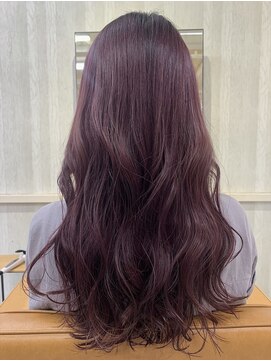 ハノン バイ リンクス 大宮(Hanon by LINKTH) カシスラベンダー/ホワイトラベンダー/レイヤーロング