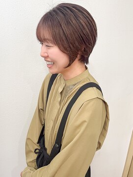ムクヘアー(muk hair) 白髪ぼかし×ナチュラルショート