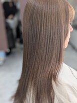 ヘアメイクアクト 都賀店&nbsp;ルフレカラーを使った王道ベージュカラー