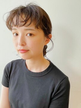 ガーデン 銀座(GARDEN) パーマ ニュアンスパーマ 黒髪 ミディアムパーマ レイヤー