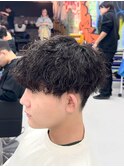 メンズカットパーマ/ニュアンスパーマ/フェザーパーマ[北千住]