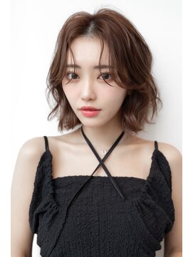 エースハバナ 渋谷(1 HAVANA) チョコグレージュ/20代30代大人かわいい/ミディアムレイヤー