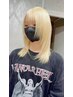 【リピート限定】カット＋リタッチケアブリーチ＋カラー