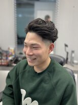 刈部倶楽舞&nbsp;ツーブロック/アップバンク/フェード　/ビジネス/ショート