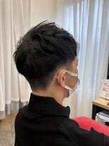 ウイ バイ ファースト 北四番丁店(u'i by first)&nbsp;【北四番丁／メンズヘア】清潔感と遊び心のブルーブラックStyle