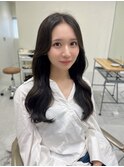 韓国ヘア/顔まわり/韓国レイヤー/前髪カット/小顔/韓国風