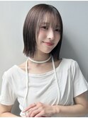 切りっぱなしボブ