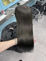 ノー バイ イオエ 西梅田(no. by ioe)&nbsp;ブリーチなしカラー/髪質改善/ミルクティーベージュ/小顔ヘア