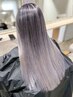 【外国人風ハイトーン★】バレイヤージュ(ケアブリーチ)+カット¥15000