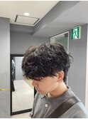 緩めのシャドウパーマ