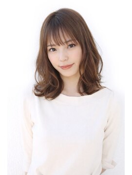 ソレイユ(Soleil) 韓国/シースルーバング/無造作ヘア/抜け感/大人可愛い/小顔