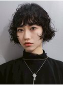 ショートボブパーマ