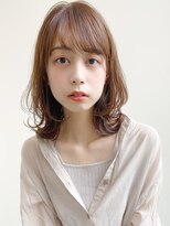 トゥーナ 表参道(tona)&nbsp;ミディアムレイヤー、外ハネボブ、グレージュ、脱白髪染め☆