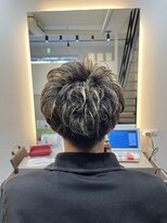 ミチオノザワヘアサロンギンザ 静岡店(Michio Nozawa HAIR SALON Ginza) 抜きっぱなしコントラストメッシュ/30代40代50代