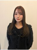 ブリーチなしダブルカラー×オリーブブラウン