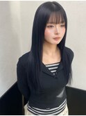 【ブルーブラック/透明感カラー/フェイクブラック/10代/20代】