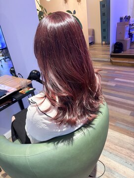 ヘアースパリゾート リアン 燕三条店(Lien) ピンクブラウン_