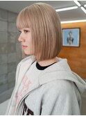 ミルクティーベージュ/ブロンドアッシュ/ホワイトブロンド