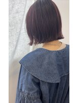 olu.hair新安城/髪質改善/ショート/白髪ぼかし/縮毛矯正【 9/7 NEW　OPEN（予定）】&nbsp;前下がりボブ