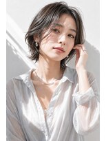 アッシュ 学芸大学店(Ash) ショートボブ/大人女性/アッシュグレー/白髪ぼかし/脱白髪染め