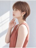 20代30代40代50代ナチュラル大人可愛いレイヤーショートボブ