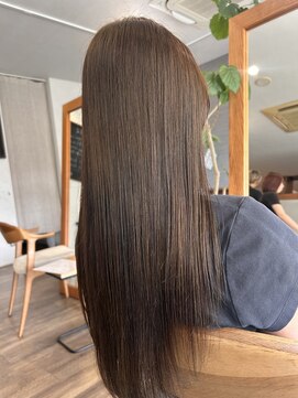 ラブヘアーグリーン(LOVEHAIRGREeN) 艶々オリーブベージュ