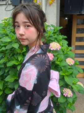 ネオリーブアイム 横浜西口店(Neolive aim) Neolive aim 浴衣着付け ゆるふわアレンジ