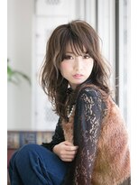 プシュケ(PSYCHE)&nbsp;20代30代レイヤーカット×マロンベージュ×ナチュラルくびれヘア