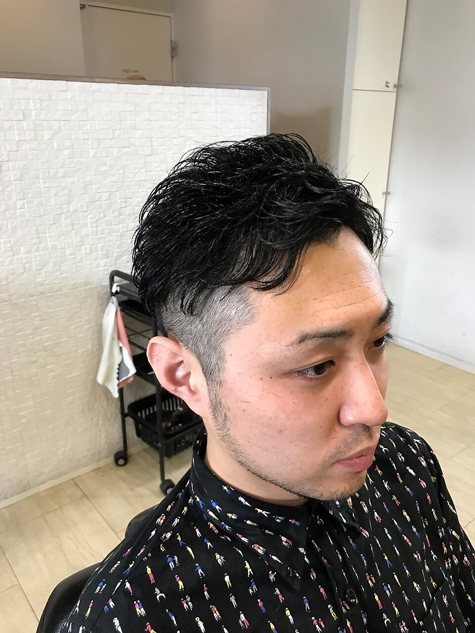 七三オールバックかきあげヘア：L105141674｜ネクストヘア(Next hair