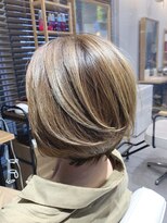 グラッシー センター北店(GLASSI)&nbsp;【GLASSI】大人かわいい小顔ショート★デザインカラー★髪質改善