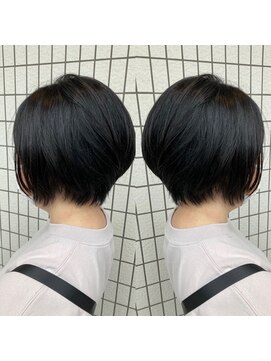 スタジオ アルファプラス 日暮里店(studio α+) 前下りショートボブ【スタジオアルファプラス日暮里】