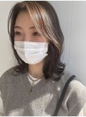 透け感カラー