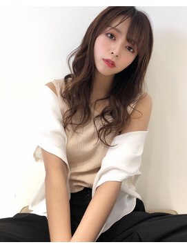 チョビー 銀座(chobii) グレージュ/デジタルパーマ/くびれ/韓国風/ルーズ/高柳