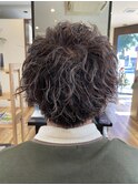 メンズツイストパーマスパイラルパーマフェード[船橋]