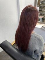 リジョイスヘア(REJOICE hair) 【REJOICE hair】ベリーピンクナチュラルグラデ 担当mido