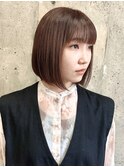 【顎下ボブ×チョコレート】ヘアスナップ・山下