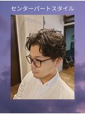 MEN’S HAIRハイライトマッシュパーマ〈理容室〉東浦和メンズ
