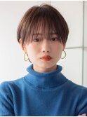 青山 表参道 ショートヘア 髪型 30代40代 チョコレートブラウン