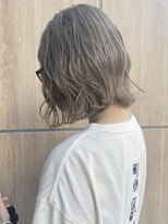 ヘアーメイクオズ(hair make O/S)&nbsp;《kaito》ダブルカラー_ミルクティーグレー☆