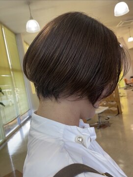 サンタフェ 柳津店(Santa'Fe) Santa'Fe式脱白髪染め白髪ぼかしカラー/ショート