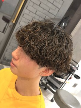 アビールブレ 新潟万代(ABEY LEVRAI) 新潟メンズパーマ 波巻きスパイラル 新潟波巻き