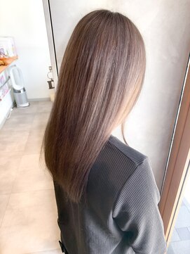 レオン(Re:ON) ダブルカラー×ミルクティーベージュ