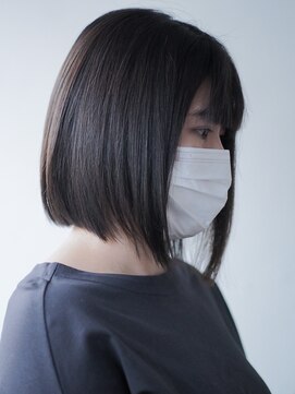 ヘアーループレル(Hair ruup Rell design works) 透明感抜群のアッシュグレー×インナーカラー