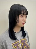 ブルーカラーアッシュブルージュ透明感グラデーションカラーYUKI