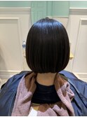 切りっぱなしボブ