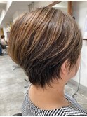 白髪ぼかし30代40代50代60代伊丹大人ショート大人ボブ