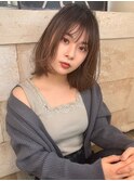 ミルクブラウン/ダークパープル/ナチュラルショート/夏/上尾